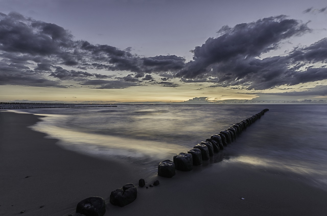 sea  breakwater  the waves free photo