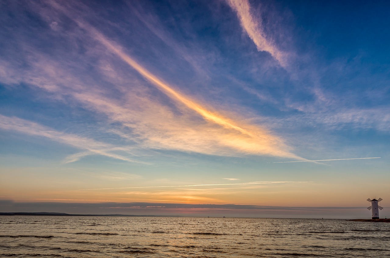 sea  sky  clouds free photo