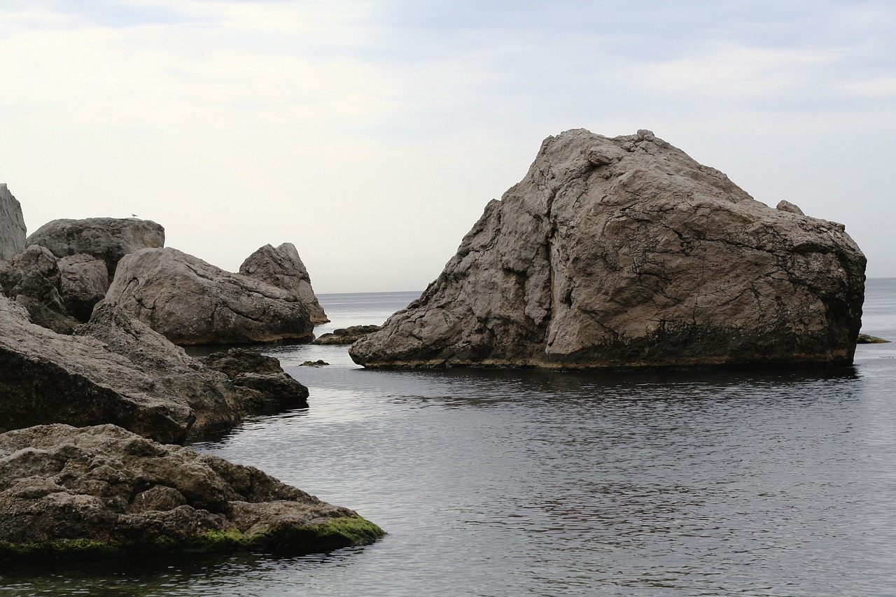 sea  rocks  coast free photo