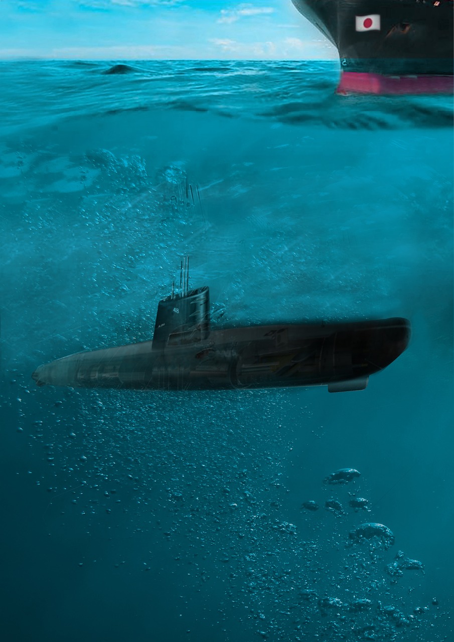 sea  submarine  boat free photo