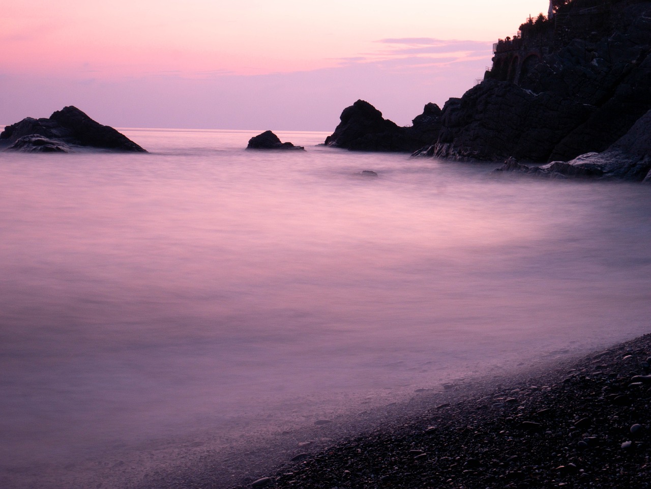 sea  long exposure  costa free photo