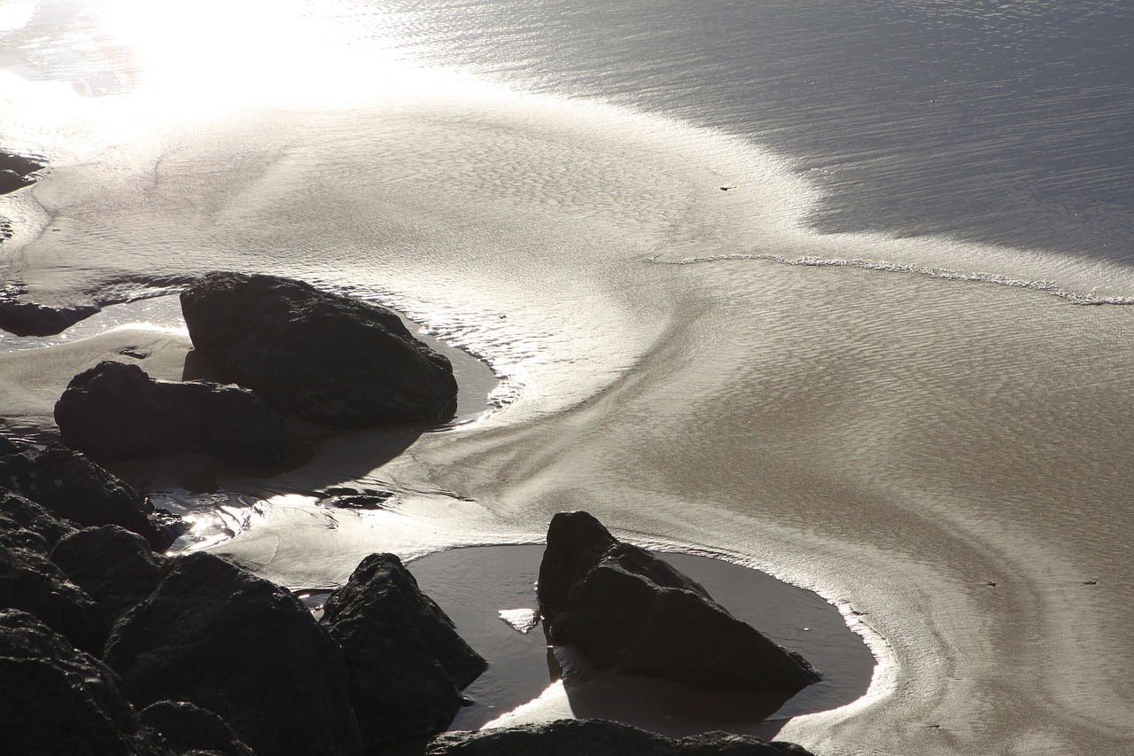 sea shadow sand free photo