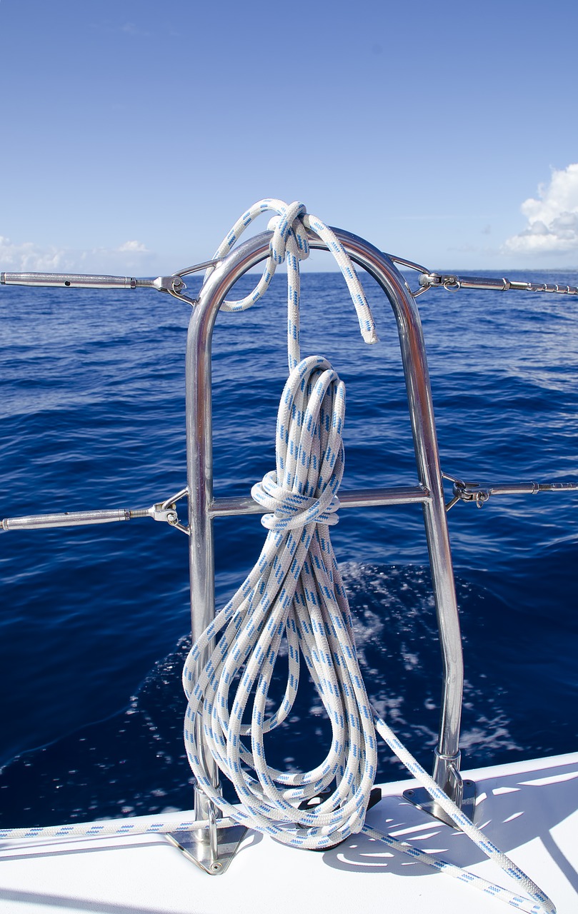 sea  rope  boat free photo