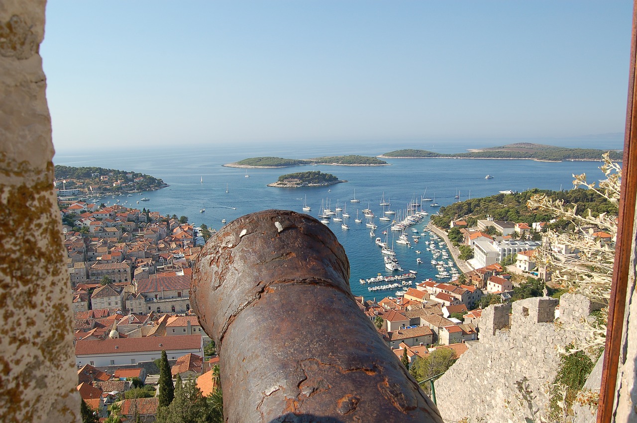 sea  croatia  fortress free photo