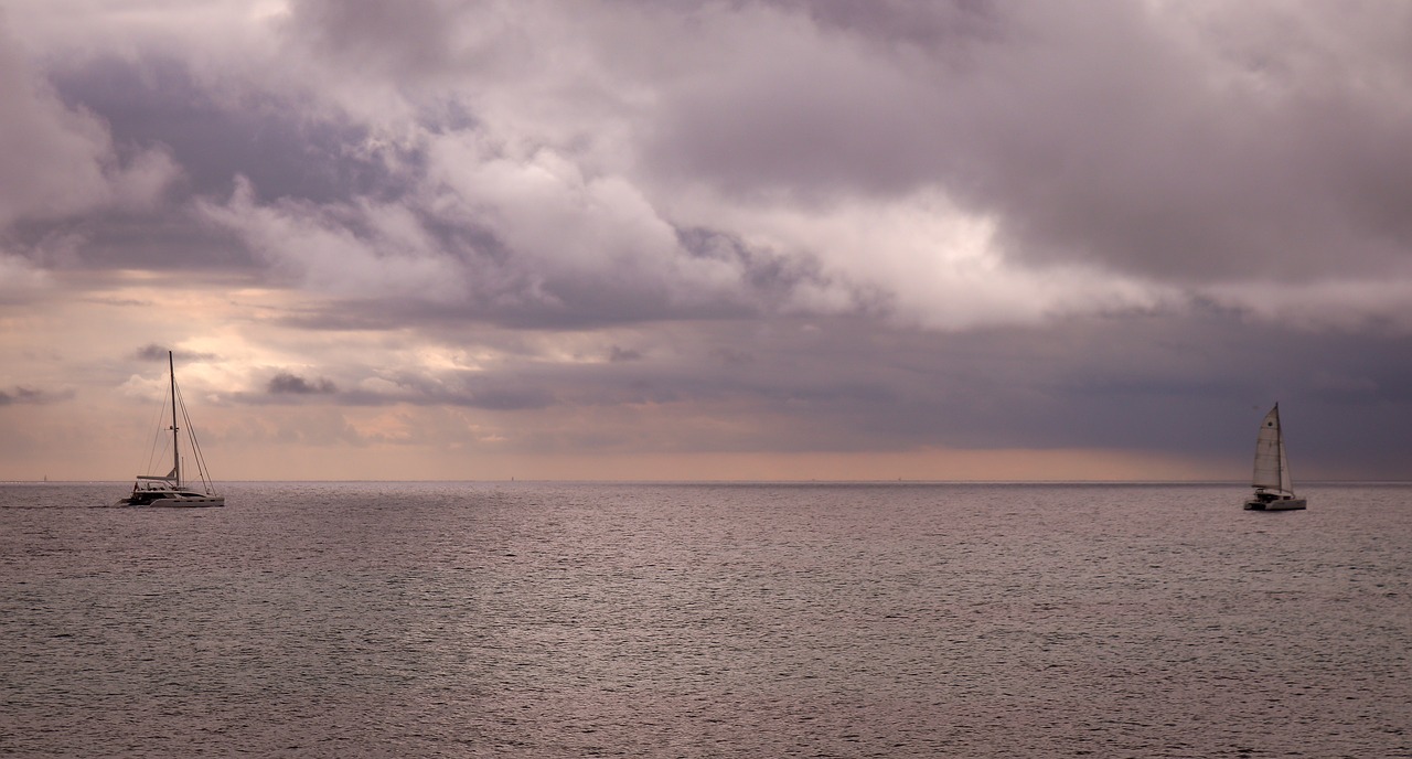 sea  sky  clouds free photo