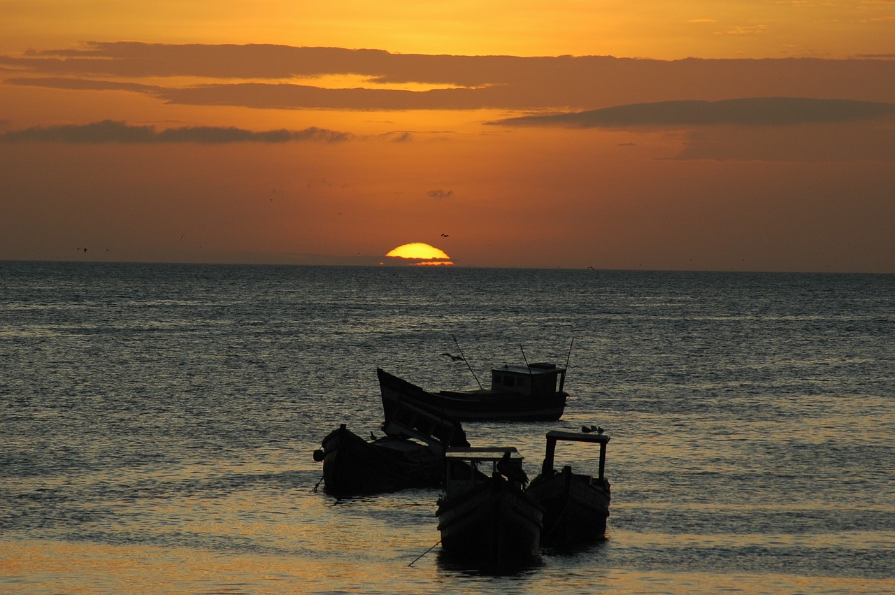 sea  dawn  sunrise free photo