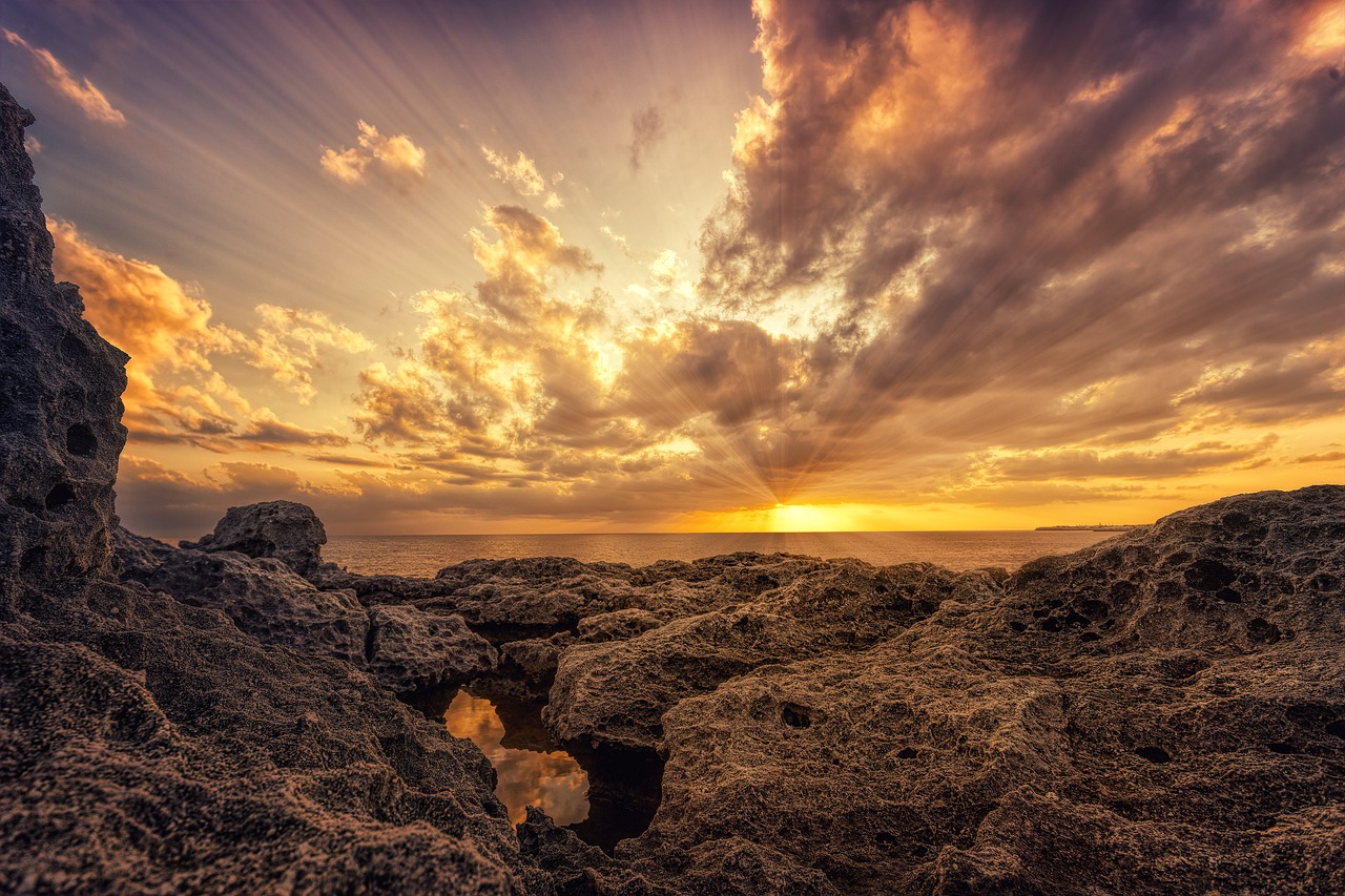 sea  coast  clouds free photo