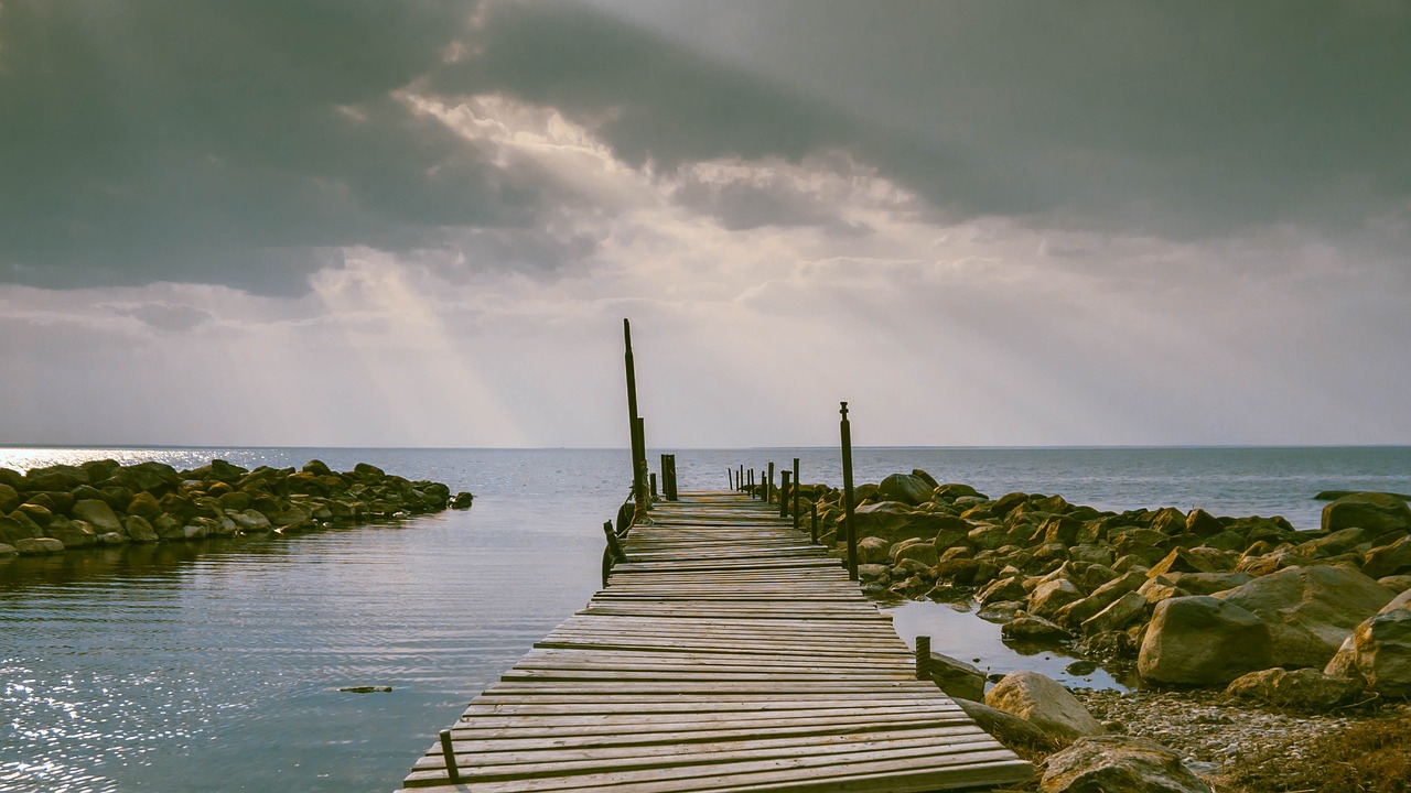 sea  clouds  sky free photo