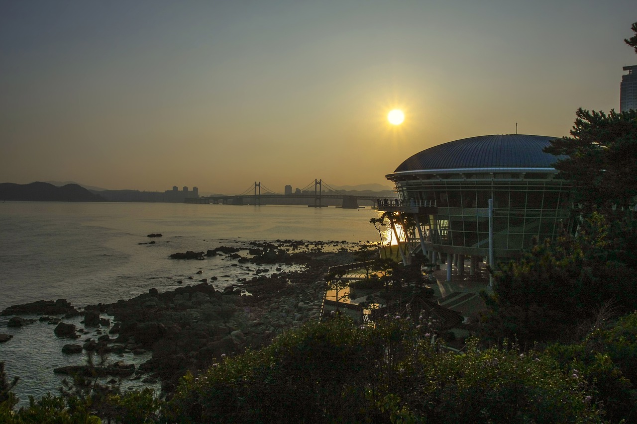 sea  landscape  sunset free photo