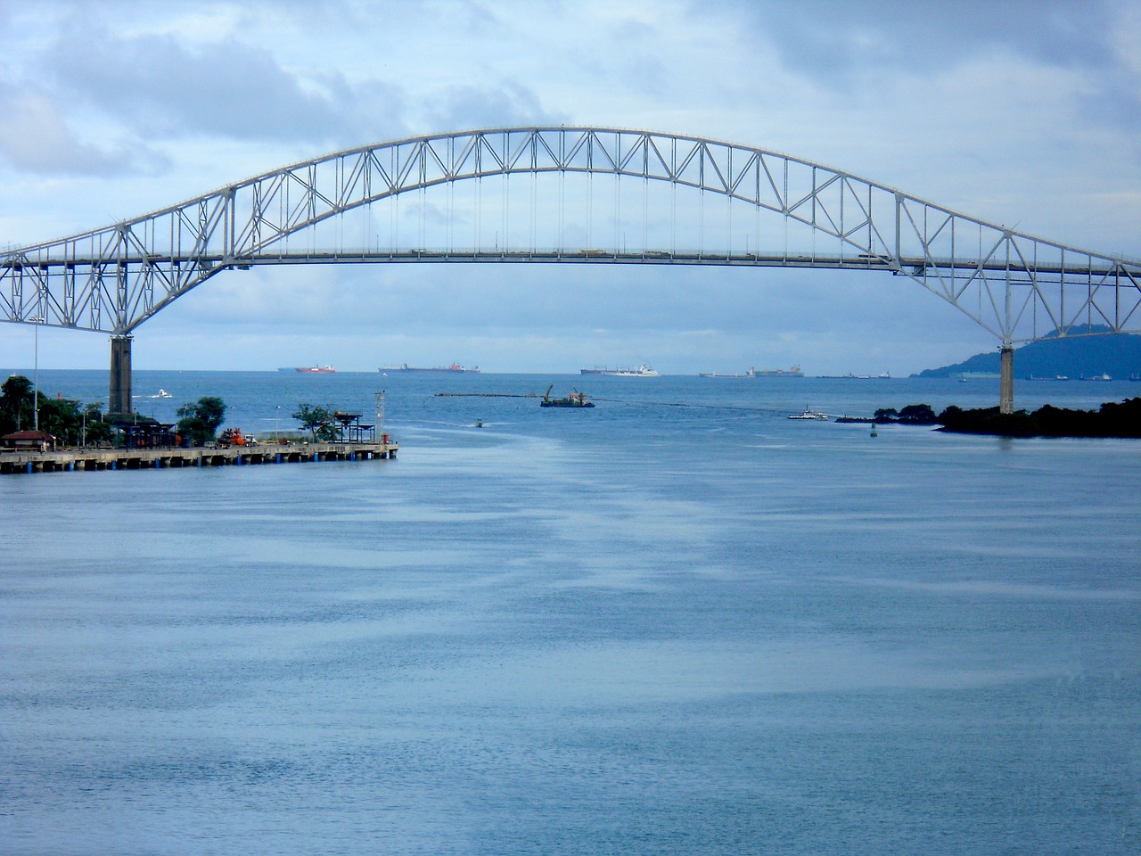 sea bridge ocean free photo