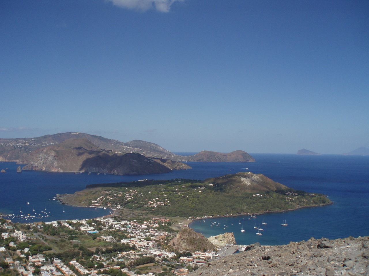 sea aeolian islands sicily free photo