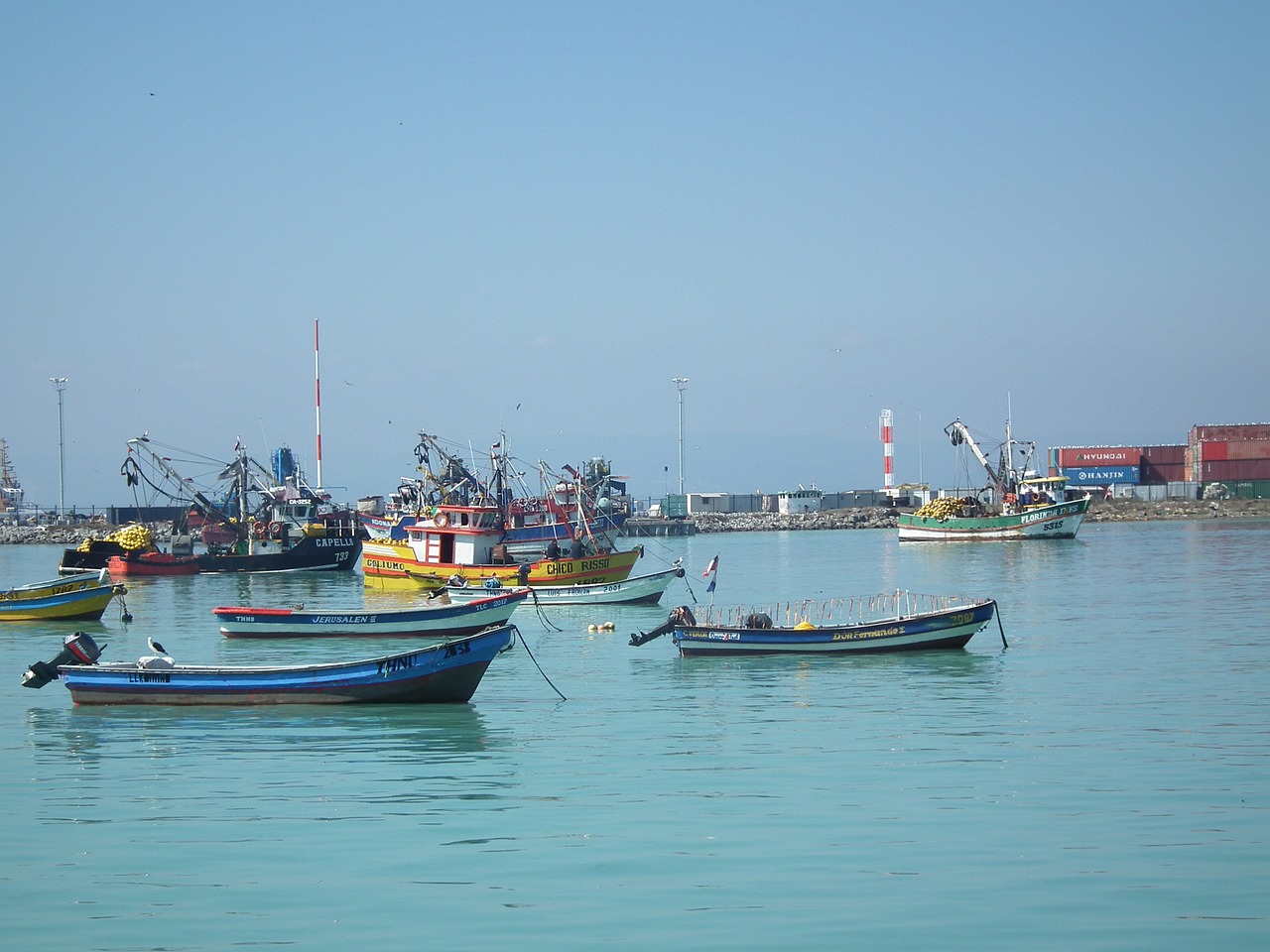 sea ocean boats free photo