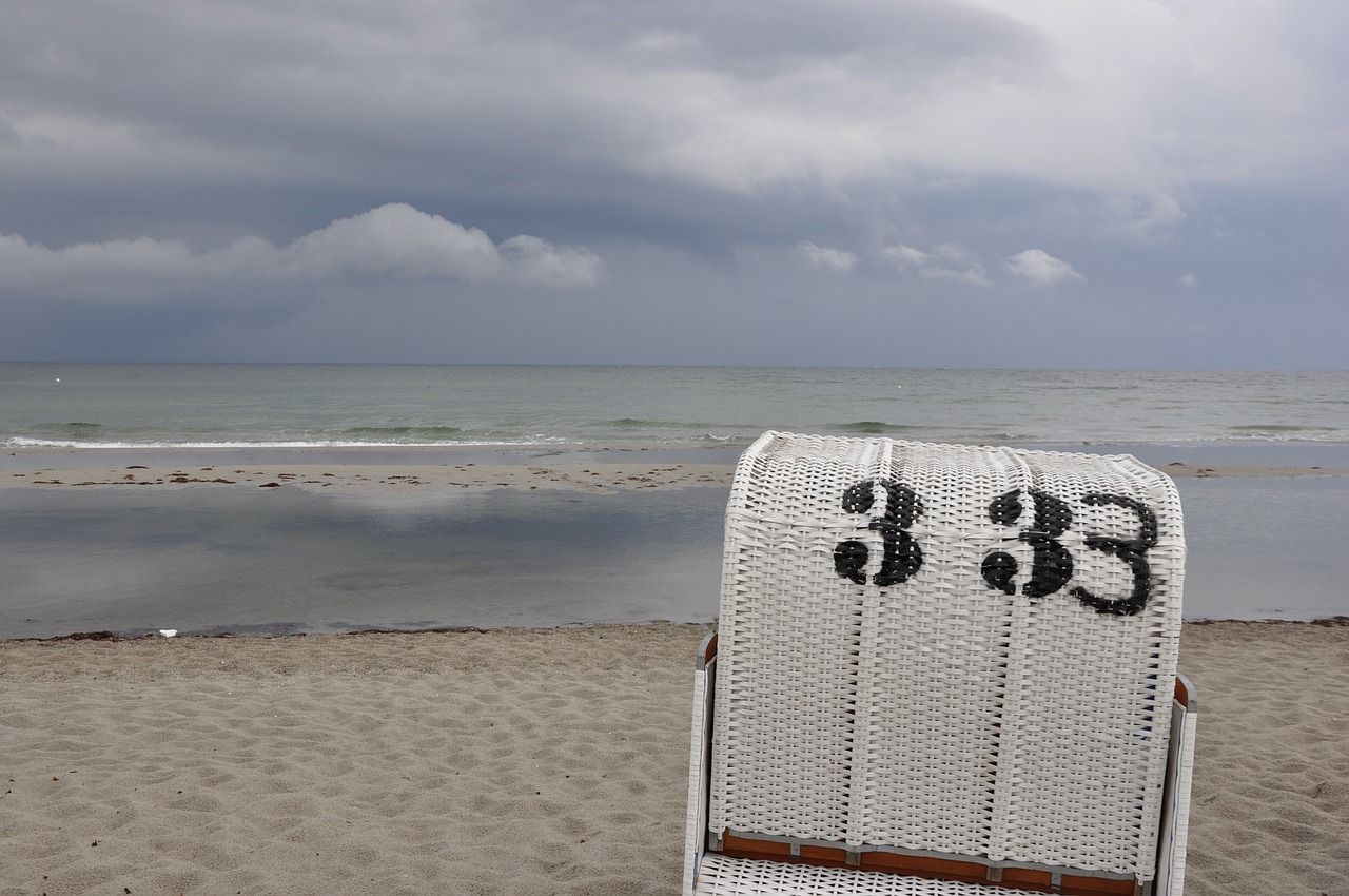 sea beach beach chair free photo