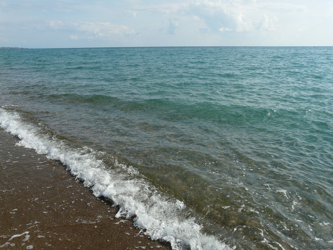 sea sand beach wave free photo