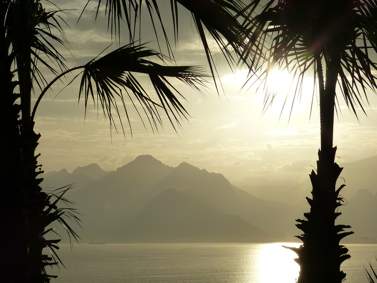 sea abendstimmung horizon free photo