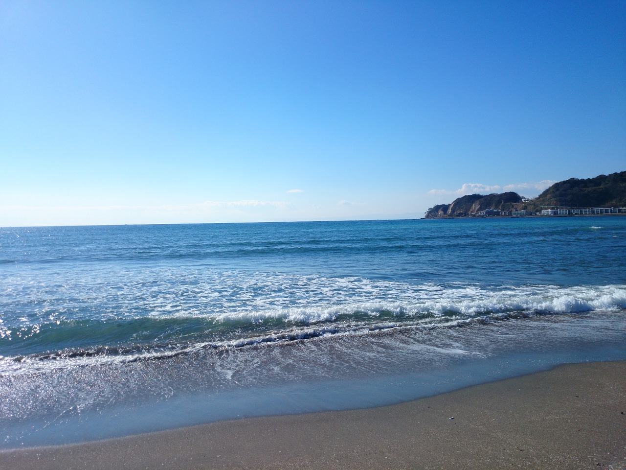 sea waves kamakura free photo