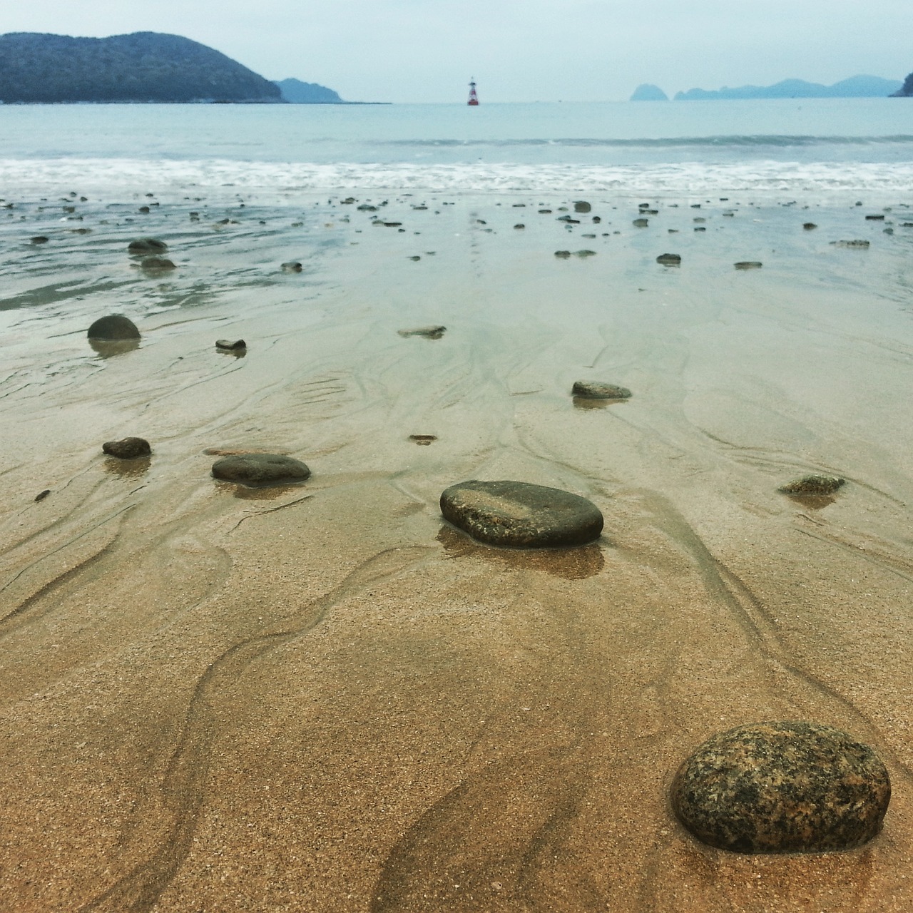 sea stone geoje free photo