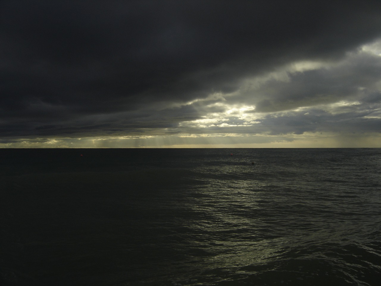 sea clouds wave free photo