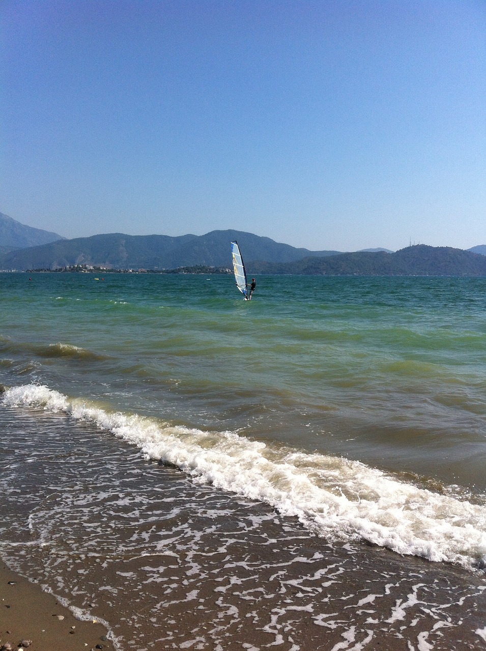 sea beach wind surfing free photo