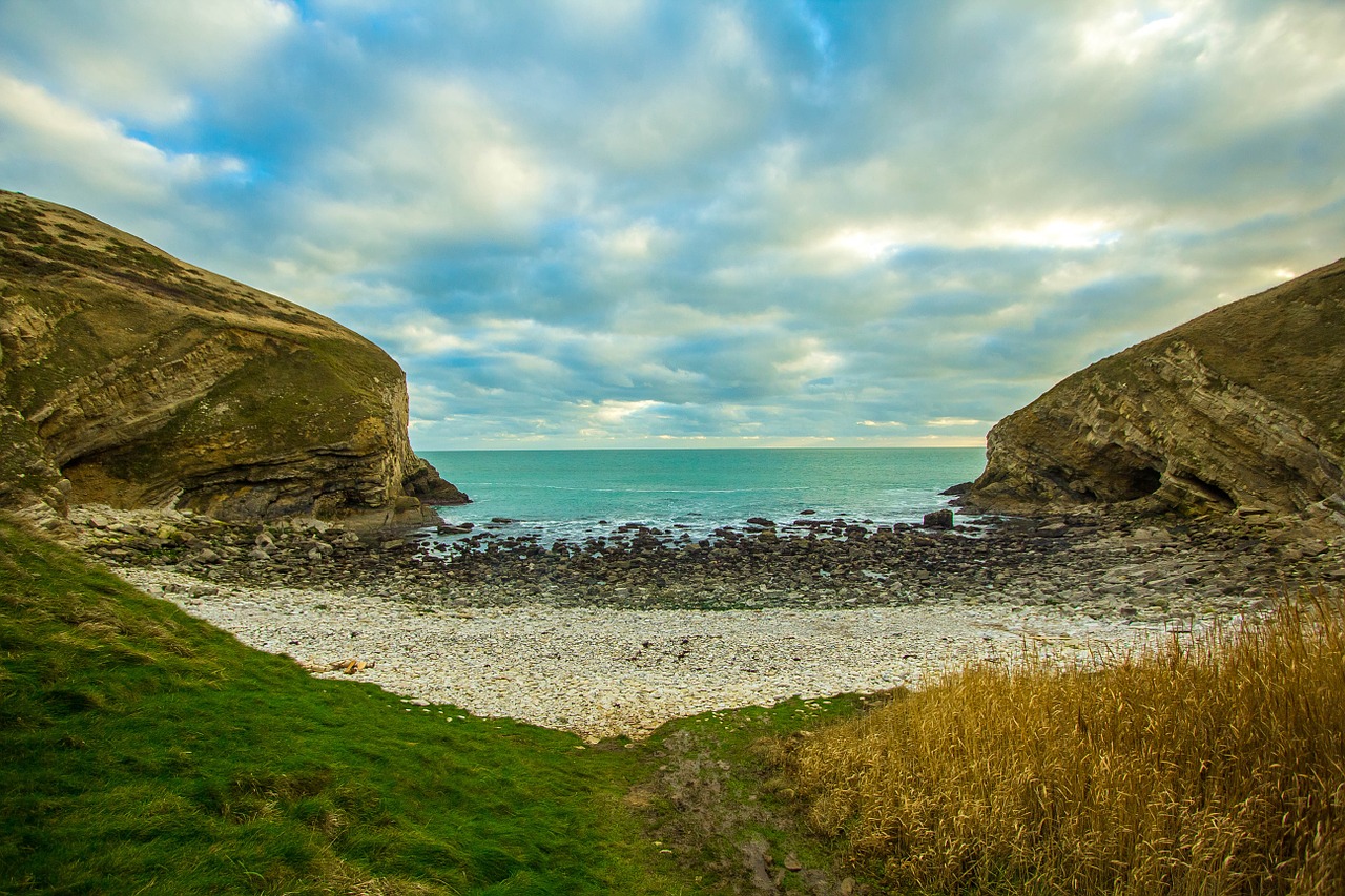 sea laguna rocks free photo