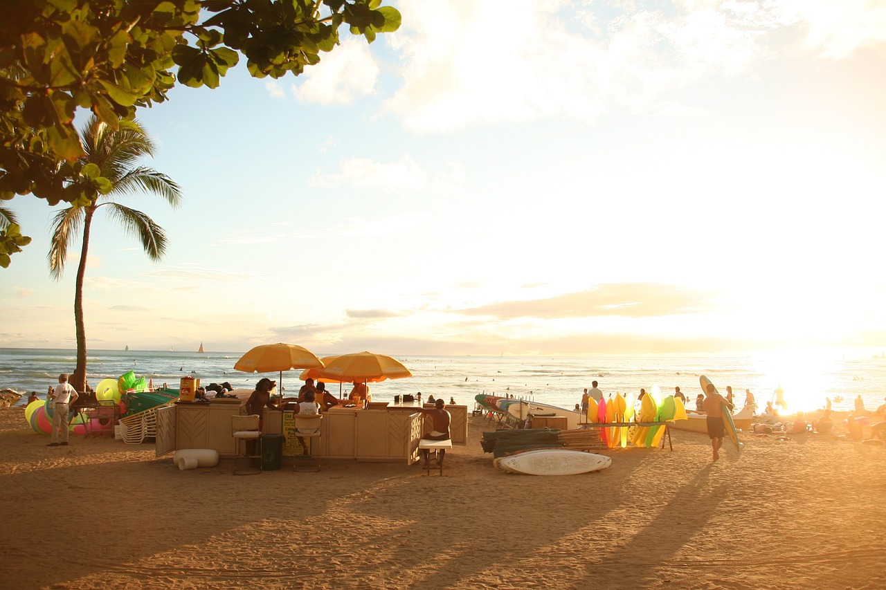 sea beach sunset free photo