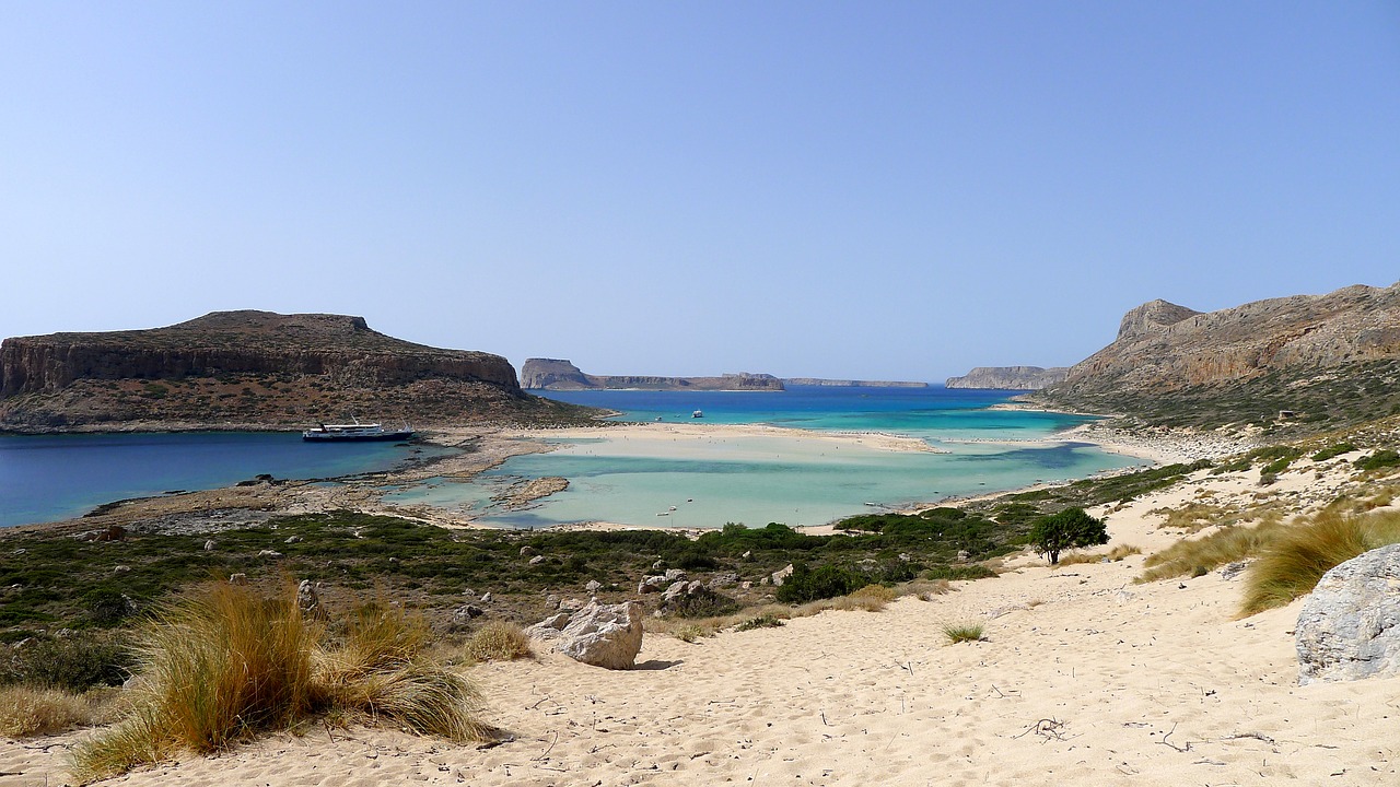 sea bay beach balos beach free photo