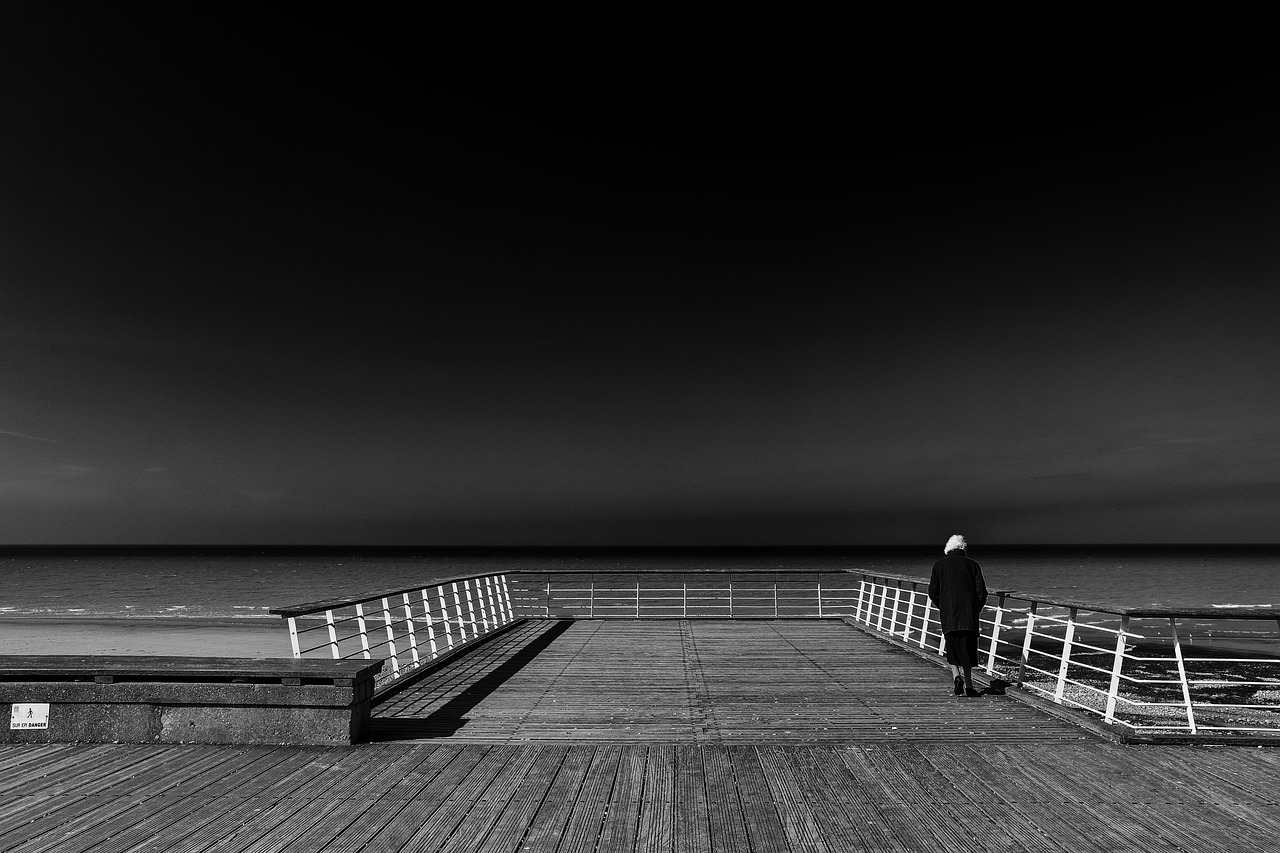 sea bridge  normandy  atmospheric free photo