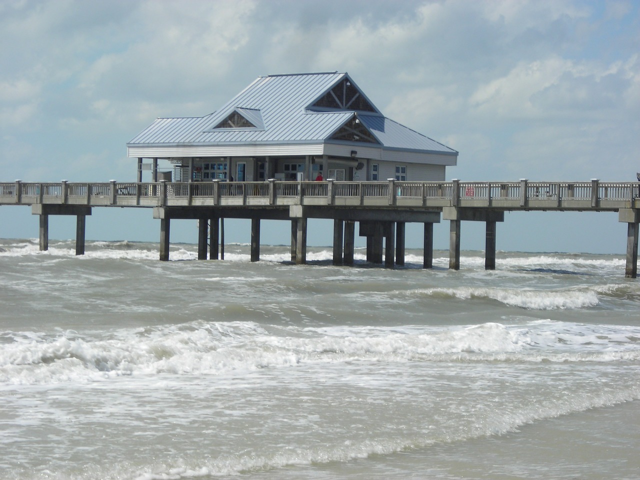 sea bridge florida clearwater beach free photo