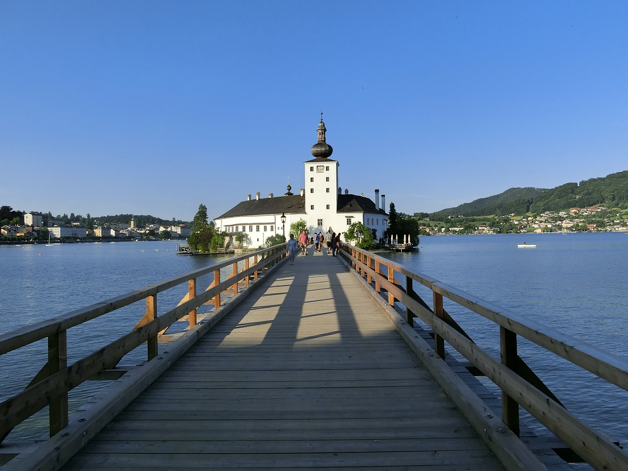 sea castle place gmunden traunsee free photo
