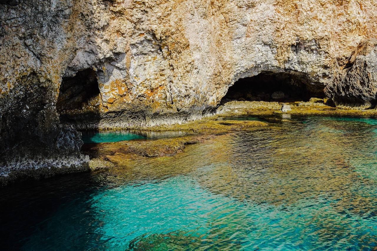 sea caves rock erosion free photo