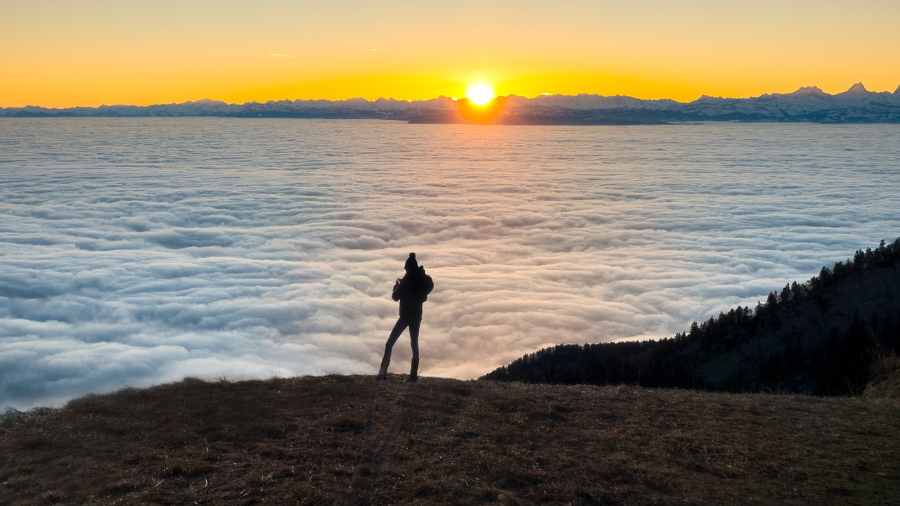 sea of fog  fog  view free photo