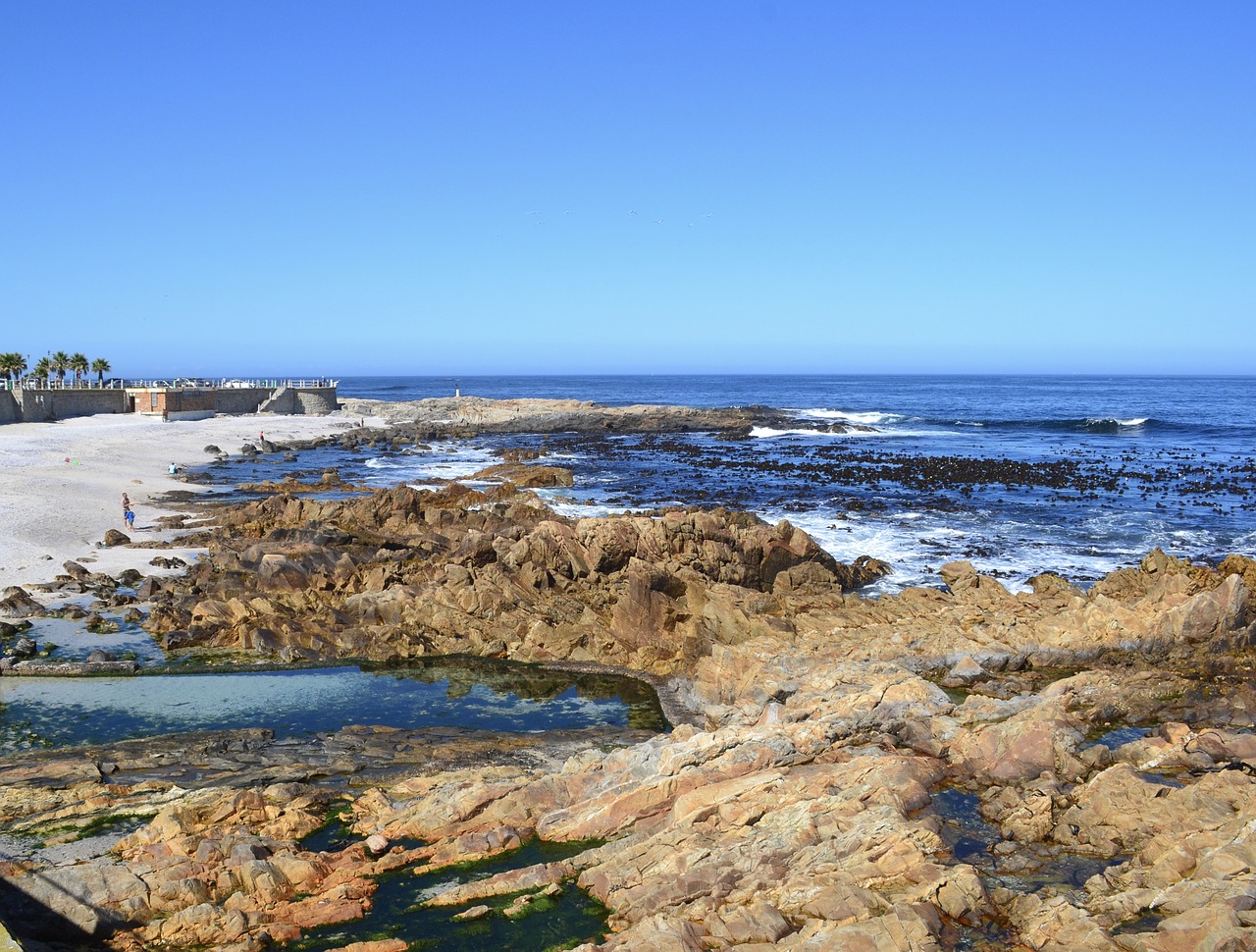 Пойнт бич. Морские линии. Морская точка. Sea point.