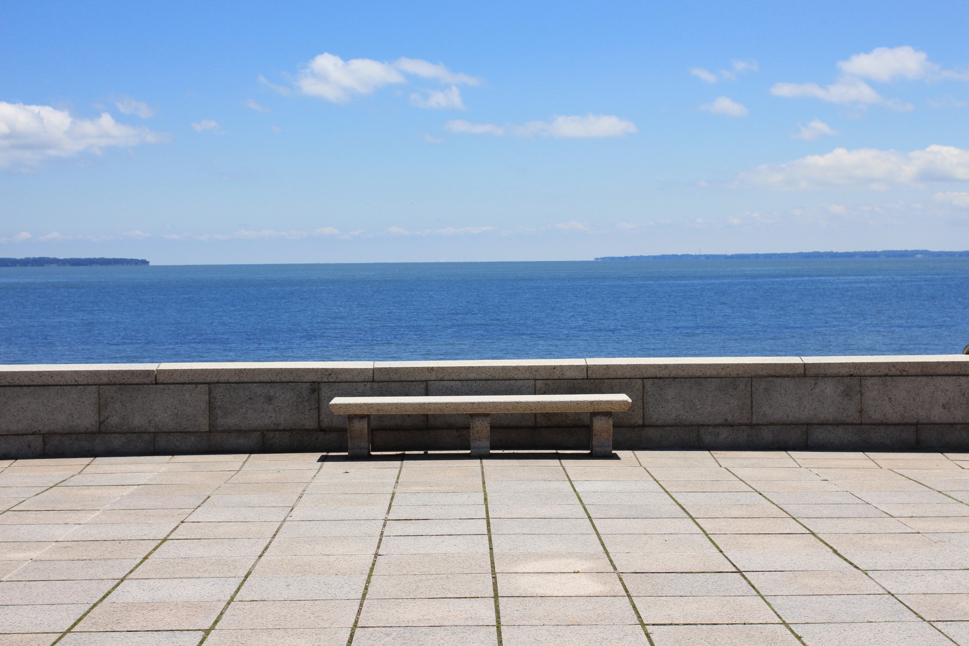sea sea view bench free photo