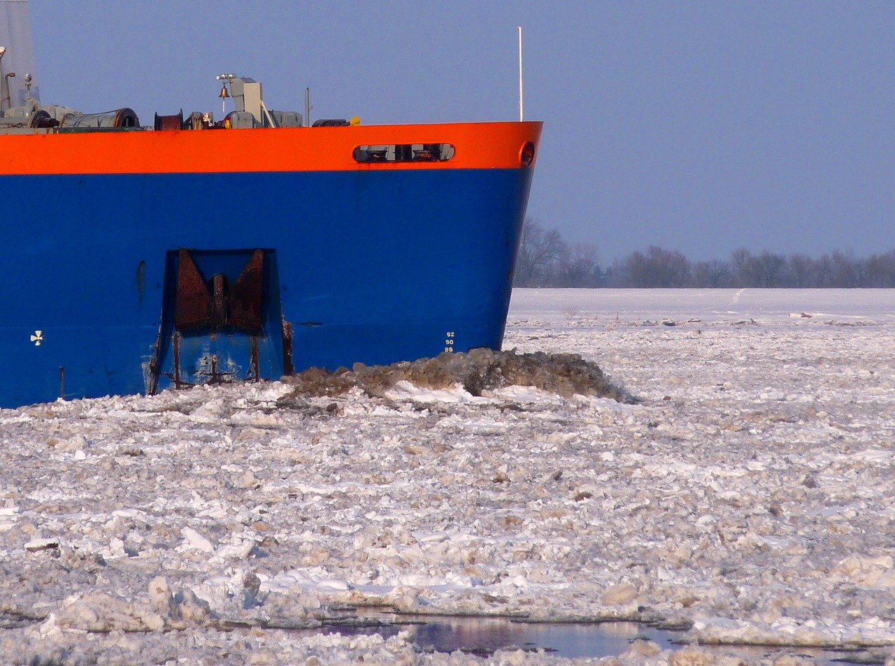 seafaring ship ice free photo
