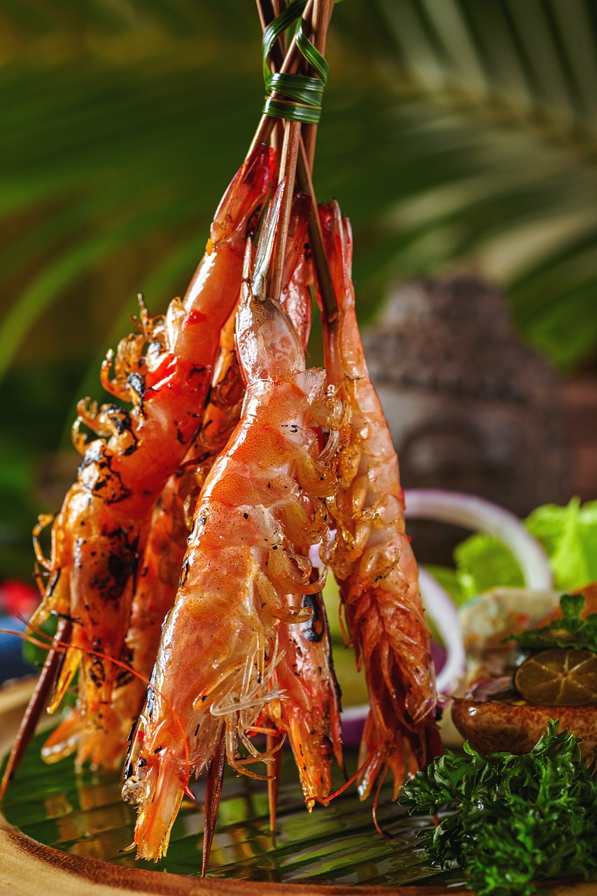 seafood  shrimp  thailand free photo