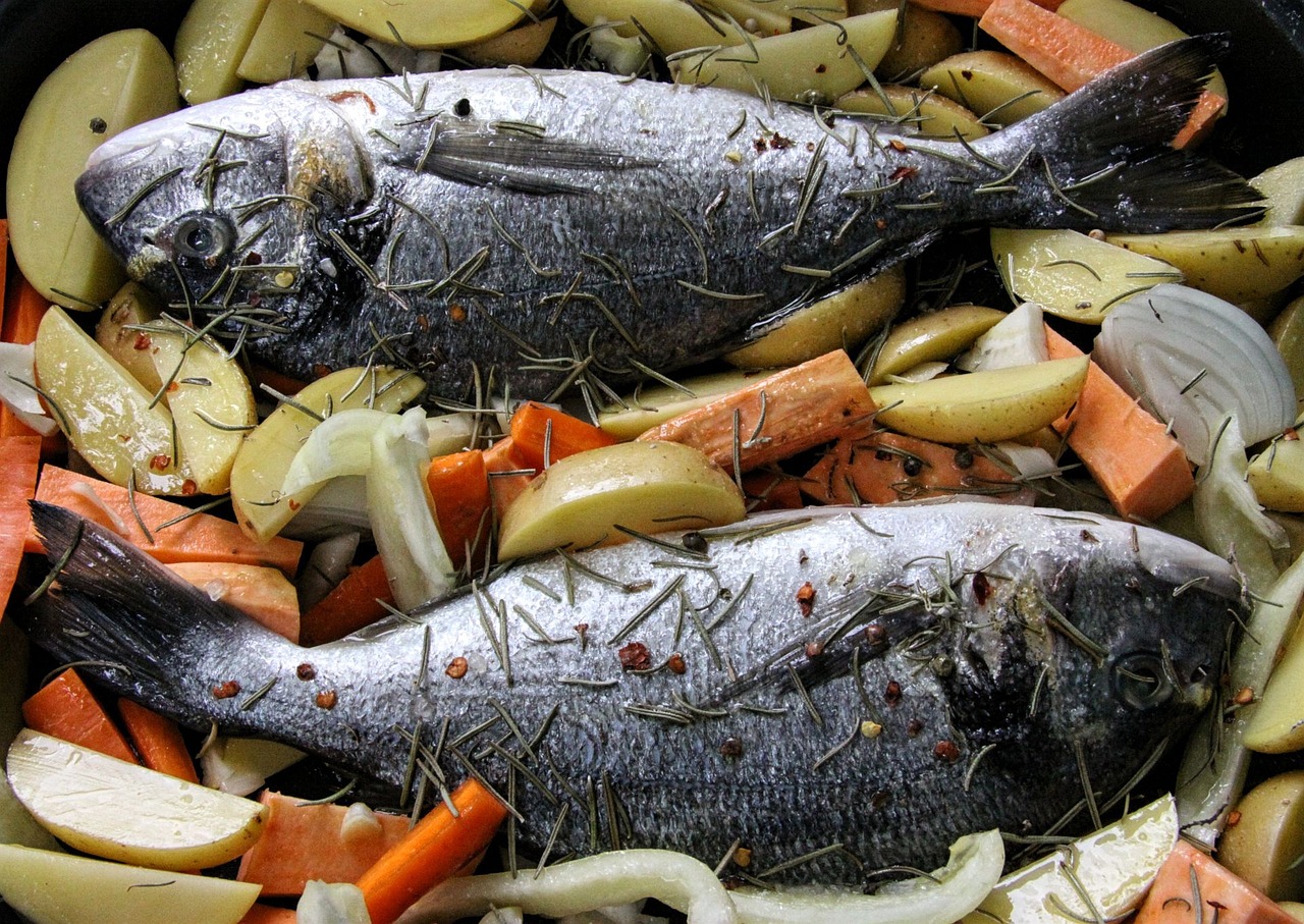 seafood fish cooking free photo