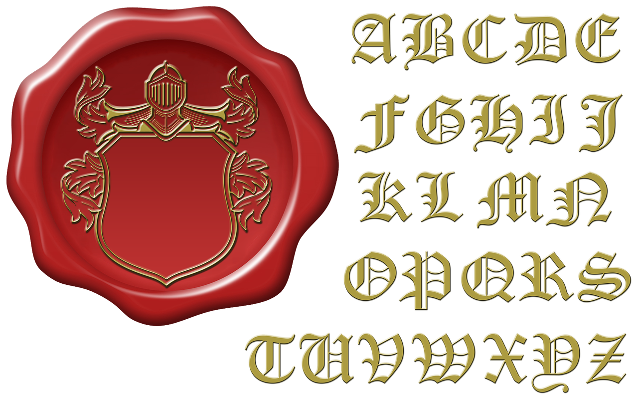 seal wax seal coat of arms free photo