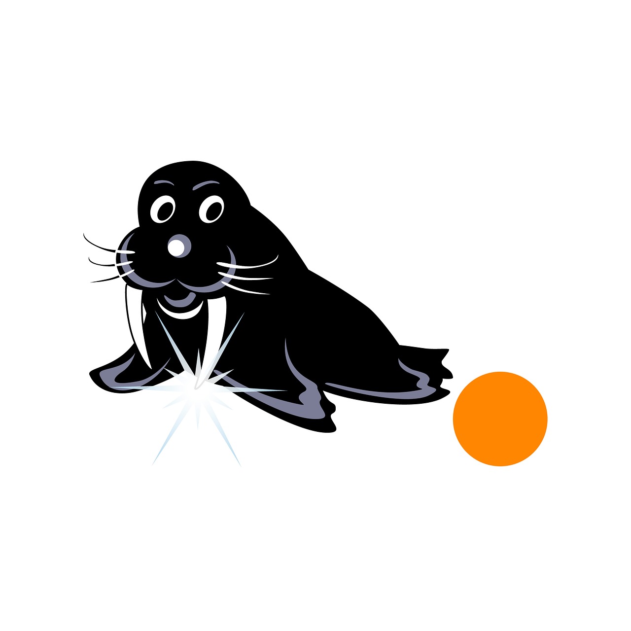 seal vectorial draw icon free photo