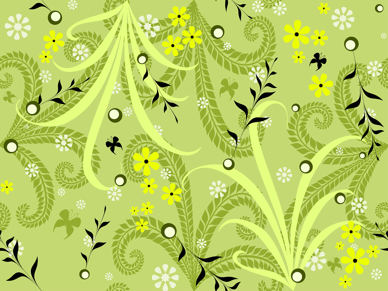 seamless pattern green free photo
