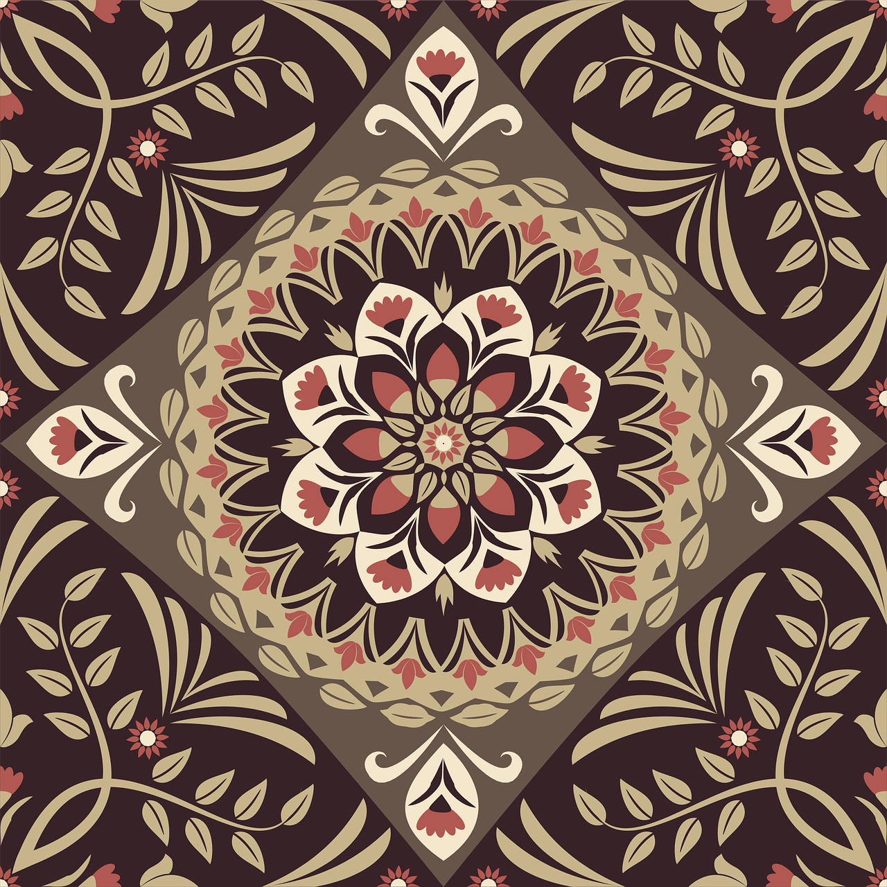 seamless pattern floral free photo