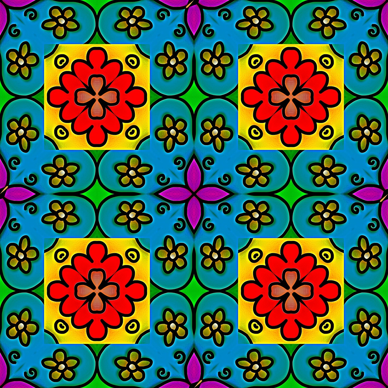 seamless pattern tile free photo