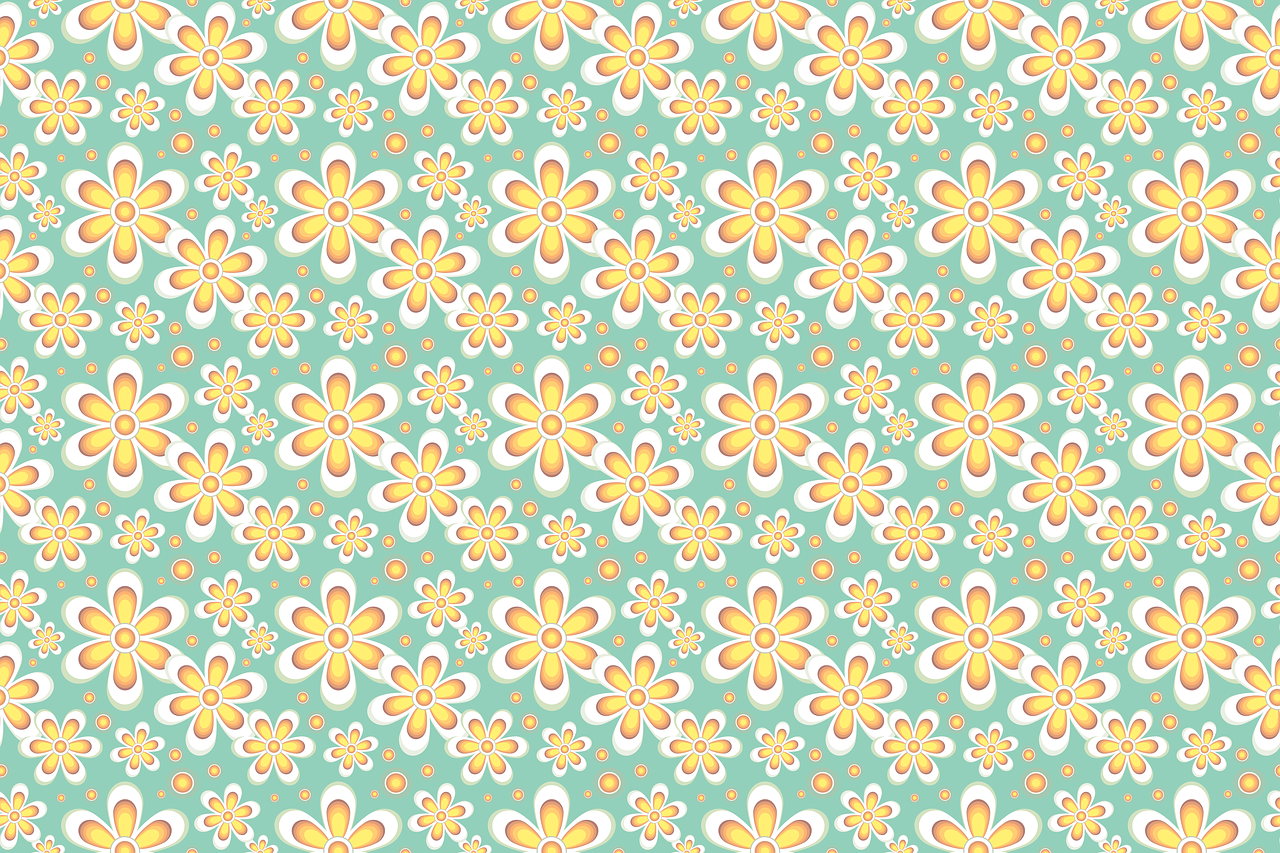 seamless pattern floral pastels free photo