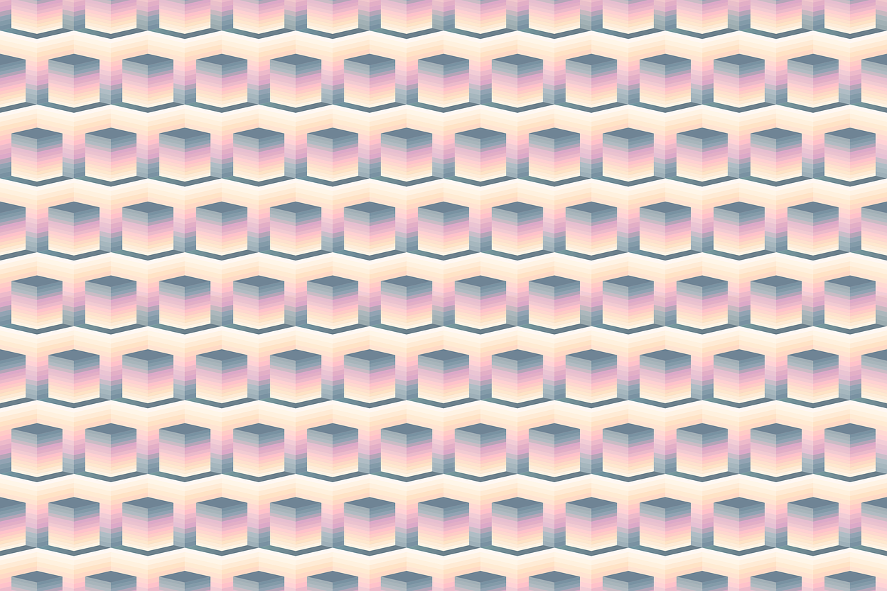 seamless pattern background cube free photo