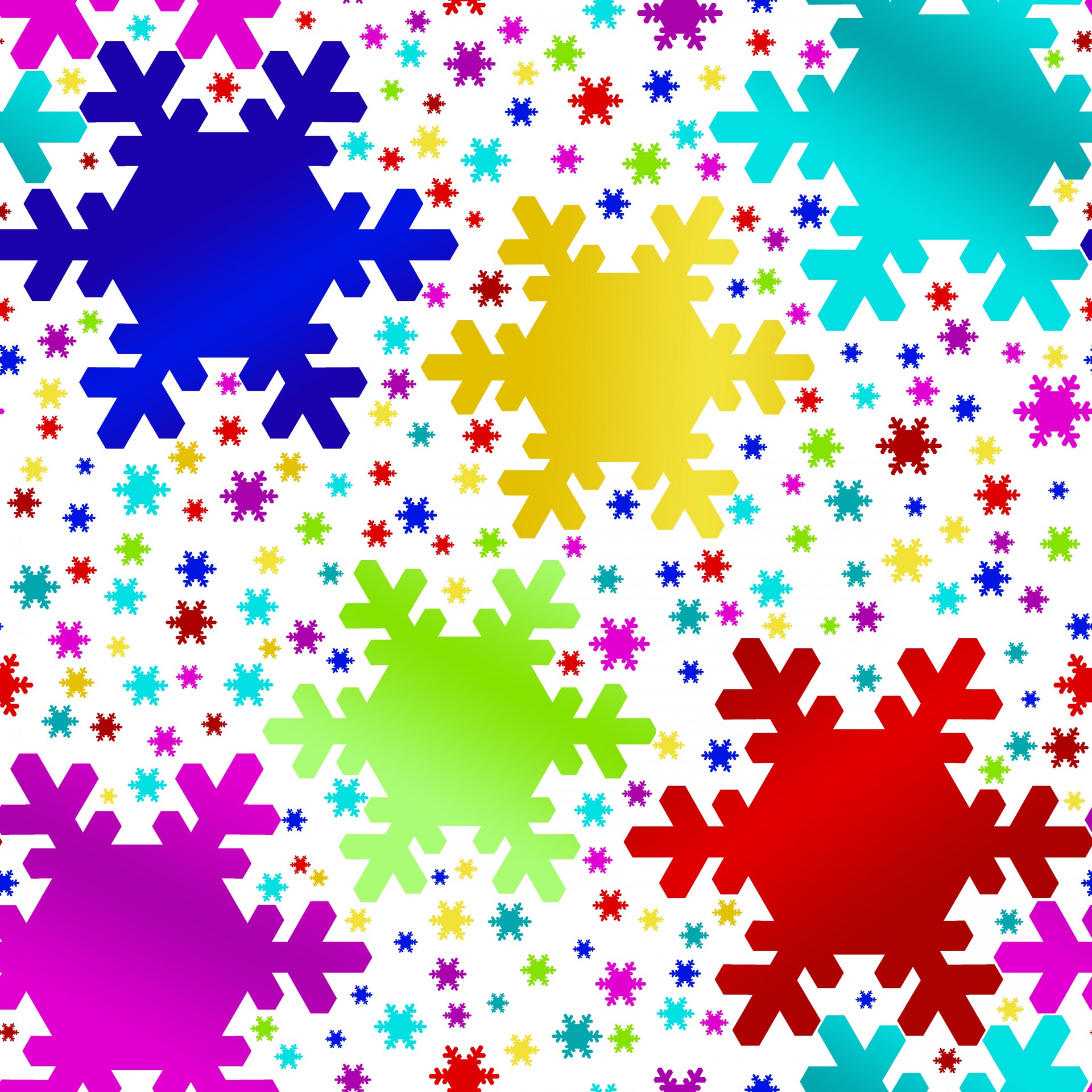 repeatable seamless snowflake free photo