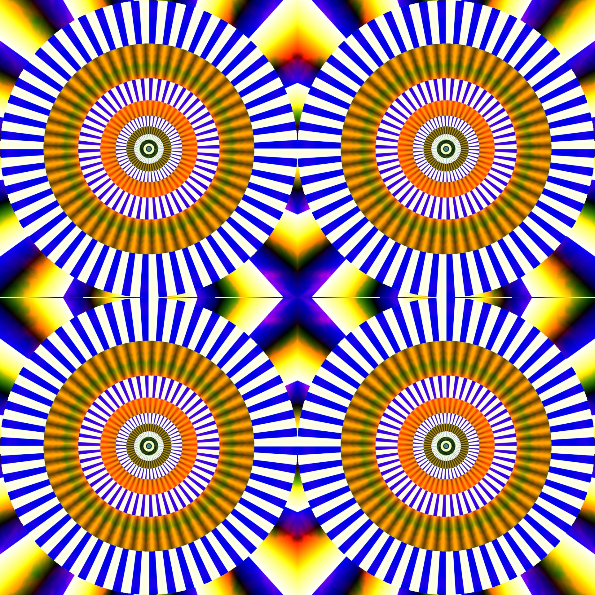 concentric repeating decoration free photo