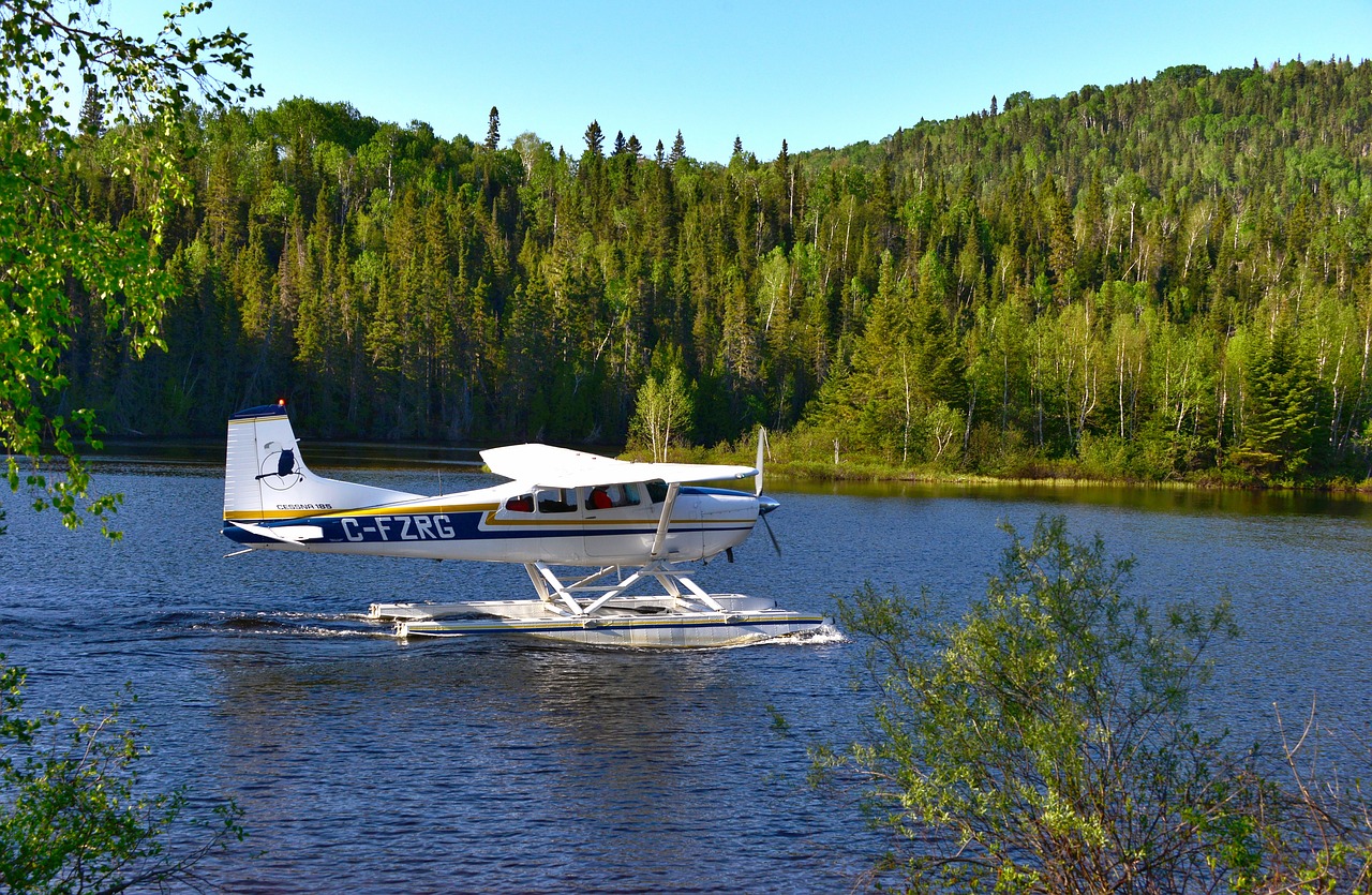 seaplane  nature  lake free photo