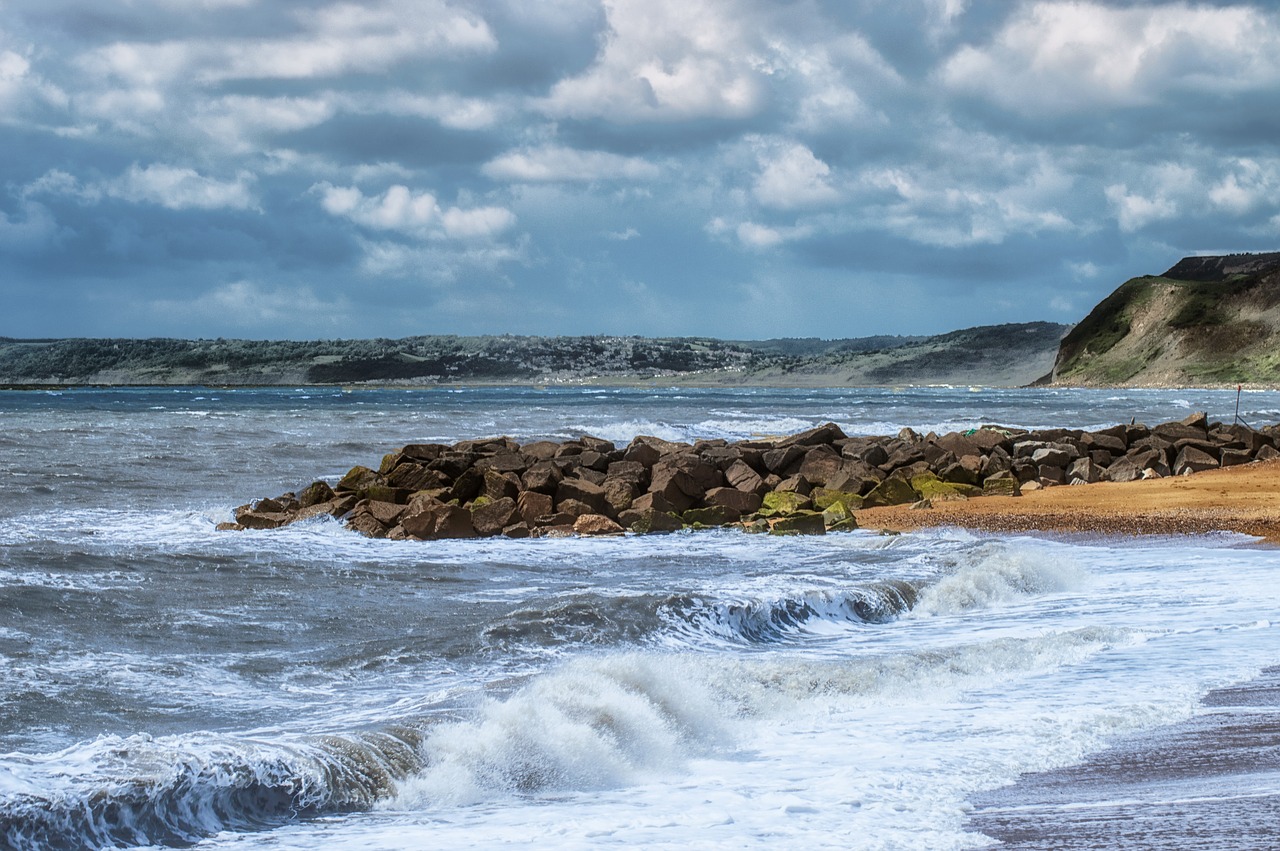 seascape waves beach free photo