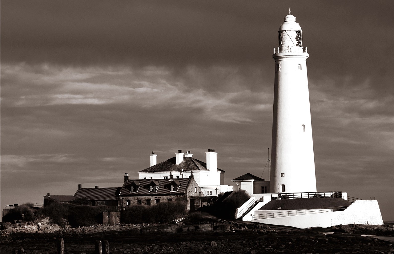 seaside lighthouse coast free photo