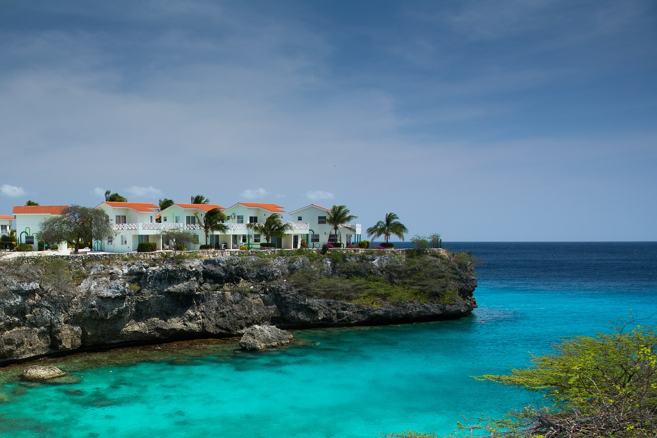 seaside coast houses free photo