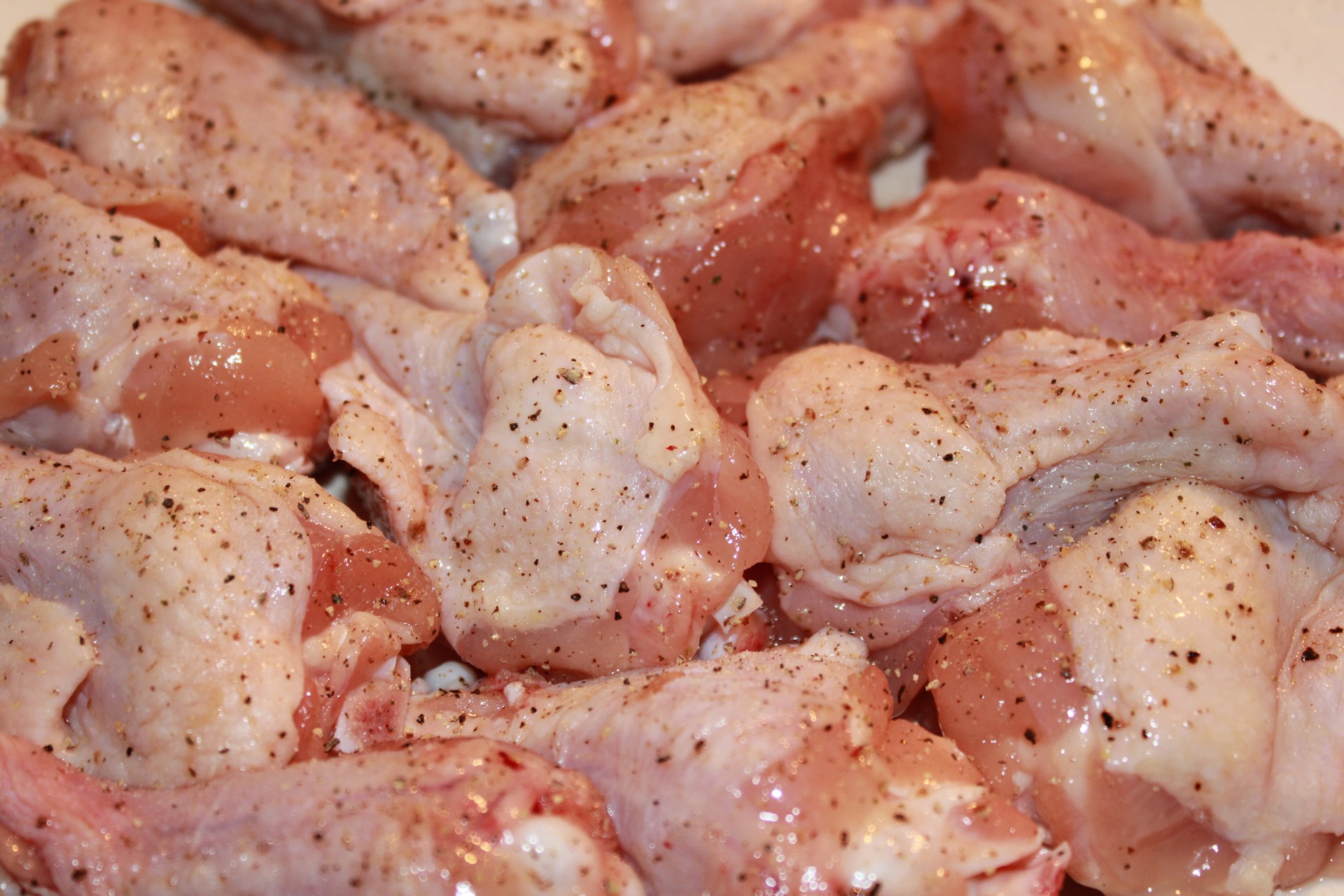 salted peppered chicken free photo